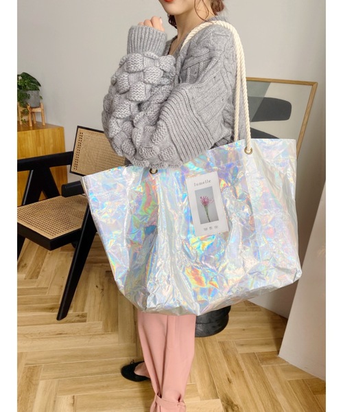 jumelle（ジュメロ）の「POPUPメタリックバッグ（エコバッグ/サブバッグ・レディース・A・FREE）」の10枚目の写真