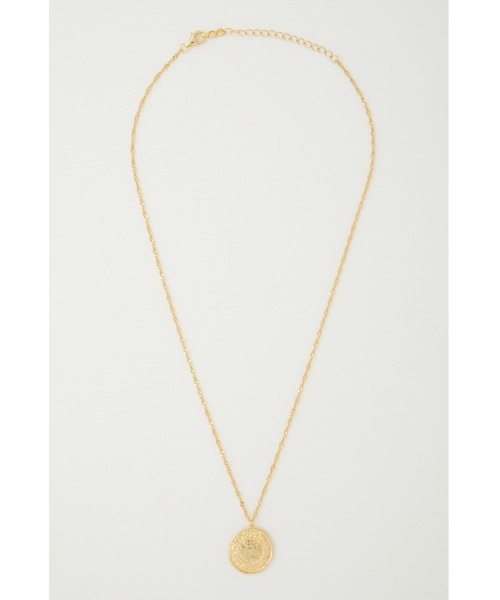 SLY（スライ）の「LIMITED ITEM SILVER925 COIN CHARM NECKLACE ネックレス（ネックレス・レディース・シルバー/ゴールド・FREE）」の5枚目の写真