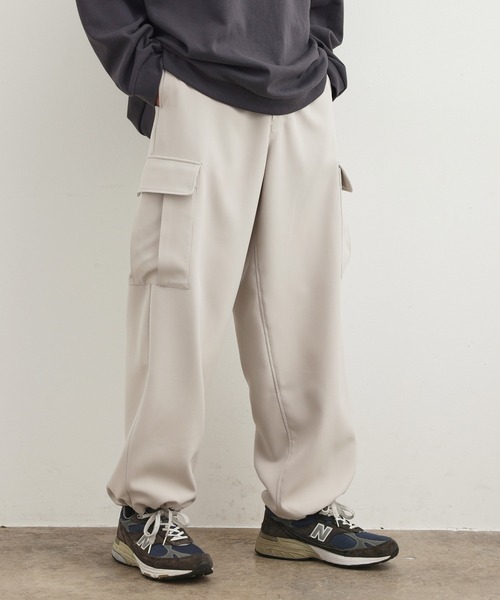 JUNRED（ジュンレッド）の「ドレープミリタリーワイドカーゴパンツ（カーゴパンツ・メンズ・ライトグレー/ベージュ系その他・S/M/L）」の11枚目の写真