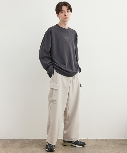 JUNRED（ジュンレッド）の「ドレープミリタリーワイドカーゴパンツ（カーゴパンツ・メンズ・ライトグレー/ベージュ系その他・S/M/L）」の17枚目の写真