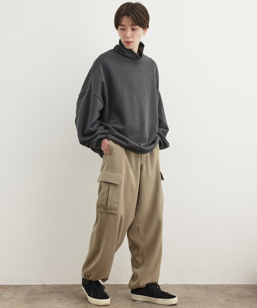 JUNRED（ジュンレッド）の「ドレープミリタリーワイドカーゴパンツ（カーゴパンツ・メンズ・ライトグレー/ベージュ系その他・S/M/L）」の16枚目の写真