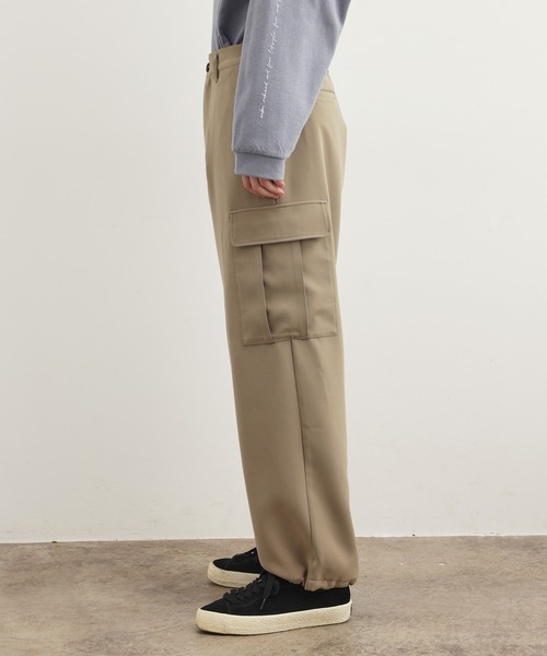 JUNRED（ジュンレッド）の「ドレープミリタリーワイドカーゴパンツ（カーゴパンツ・メンズ・ライトグレー/ベージュ系その他・S/M/L）」の18枚目の写真