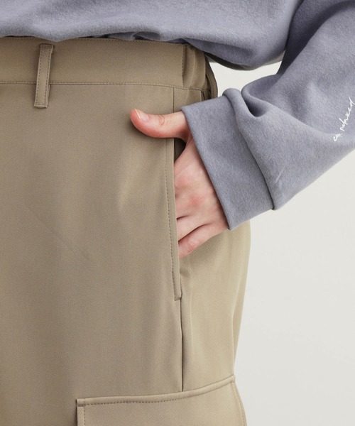 JUNRED（ジュンレッド）の「ドレープミリタリーワイドカーゴパンツ（カーゴパンツ・メンズ・ライトグレー/ベージュ系その他・S/M/L）」の14枚目の写真