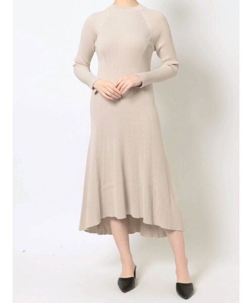 MERCURYDUO（マーキュリーデュオ）の「ビスチェセットリブニットワンピース（ワンピース・レディース・ブラック/ミント/ベージュ・FREE）」の16枚目の写真