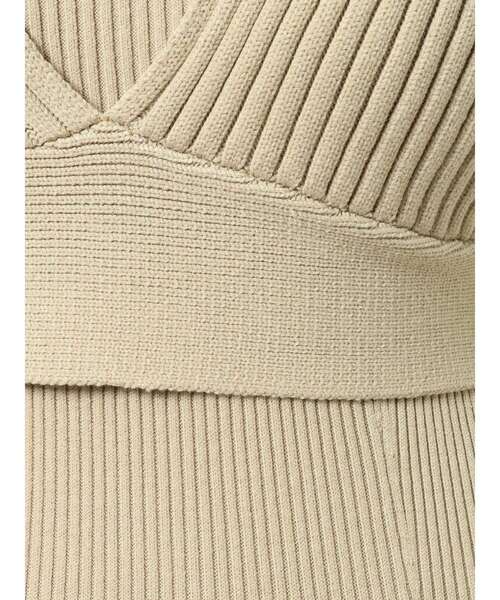 MERCURYDUO（マーキュリーデュオ）の「ビスチェセットリブニットワンピース（ワンピース・レディース・ブラック/ミント/ベージュ・FREE）」の14枚目の写真