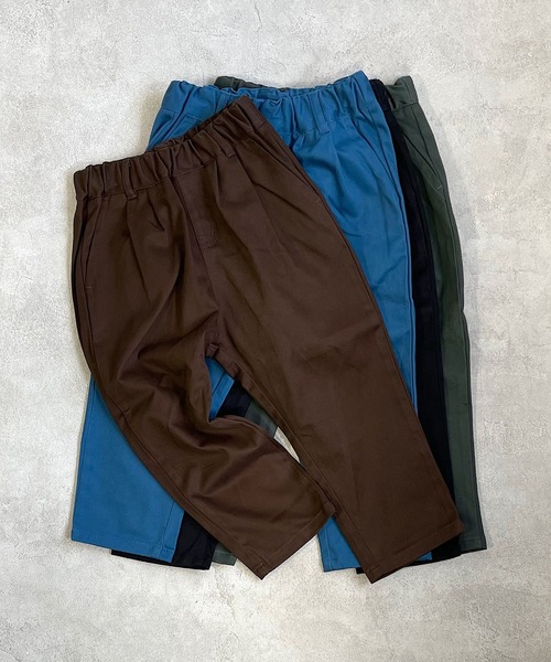 Life Support Products（ライフサポートプロダクツ）の「ピーチ起毛タックパンツ（80～150cm）（その他パンツ・キッズ・ブラック/ブラウン/カーキ/ブルー・90/100/110/120/80/130/95/140/150）」の3枚目の写真