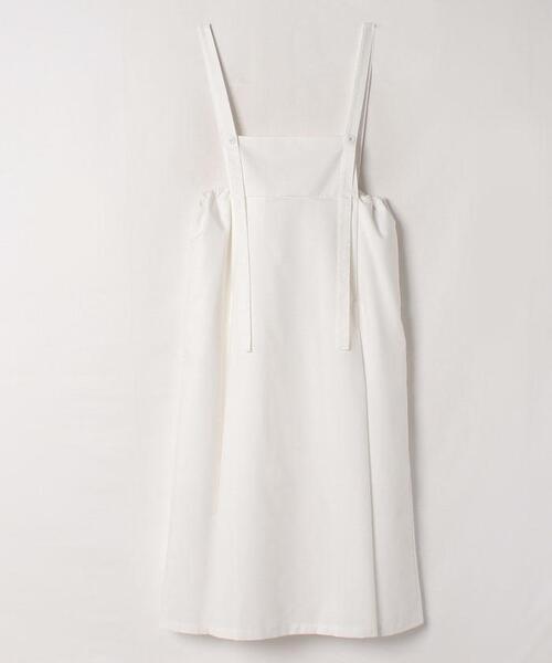 To b. by agnes b.(トゥービーバイアニエスベー)の「WR19 JUPE ジャンパースカート(ジャンパースカート・レディース・ホワイト・40/38/36)」の2枚目の写真