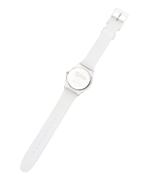 PINK-latte(ピンクラテ)の「星ホログラムベルトウォッチ(アナログ腕時計・キッズ・ライトパープル/ブルー系5・00)」の6枚目の写真