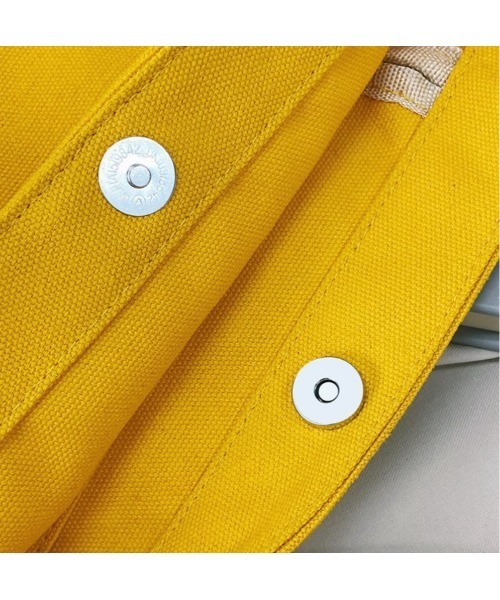 Sakka（サッカ）の「キャンバストートバッグ（トートバッグ・レディース・ブラウン/ブルー/グリーン/イエロー/グレイッシュブルー/ブラック・FREE）」の9枚目の写真