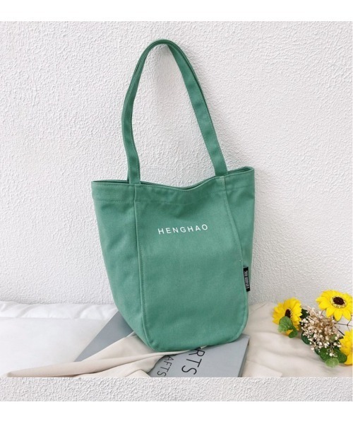 Sakka（サッカ）の「キャンバストートバッグ（トートバッグ・レディース・ブラウン/ブルー/グリーン/イエロー/グレイッシュブルー/ブラック・FREE）」の17枚目の写真