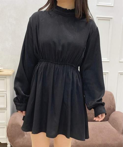 apres jour(アプレジュール)の「チュニックブラウス【ZOZOTOWN限定アイテム】(シャツ/ブラウス・レディース・ブラック/オフホワイト・X-LARGE/フリー)」の15枚目の写真