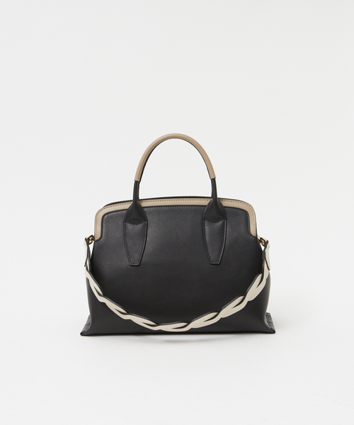 LOWELL things（ロウェル　シングス）の「Qredeux/レザーツイストショルダートートBAG(M)（トートバッグ・レディース・ブラック/ラベンダー/ライトブルー/アイボリー・フリー）」の20枚目の写真