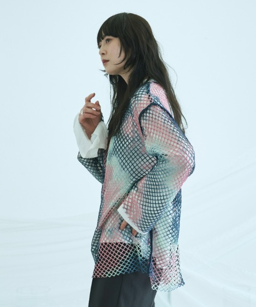 VACANCY（ヴァカンシー）の「タイダイメッシュオーバーカットソー（Tシャツ/カットソー・レディース・その他・FREE）」の5枚目の写真