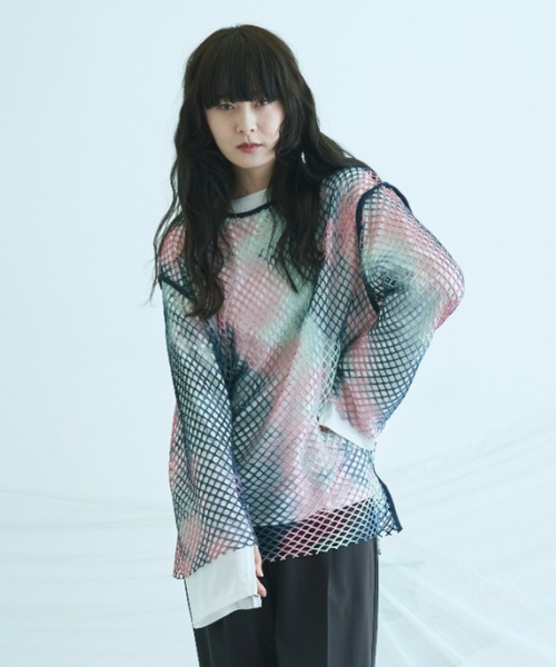 VACANCY（ヴァカンシー）の「タイダイメッシュオーバーカットソー（Tシャツ/カットソー・レディース・その他・FREE）」の14枚目の写真