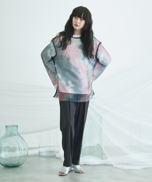 VACANCY（ヴァカンシー）の「タイダイメッシュオーバーカットソー（Tシャツ/カットソー・レディース・その他・FREE）」の16枚目の写真