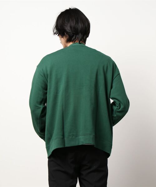 TRAP/U （トラップユー）の「【69】【TRAP/U】刺繍Vネックカーディガン（カーディガン/ボレロ・メンズ・ダークグリーン/ベージュ/ブルー・MEDIUM/LARGE）」の4枚目の写真