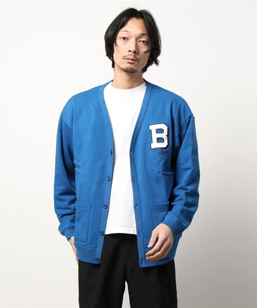 TRAP/U （トラップユー）の「【69】【TRAP/U】刺繍Vネックカーディガン（カーディガン/ボレロ・メンズ・ダークグリーン/ベージュ/ブルー・MEDIUM/LARGE）」の10枚目の写真