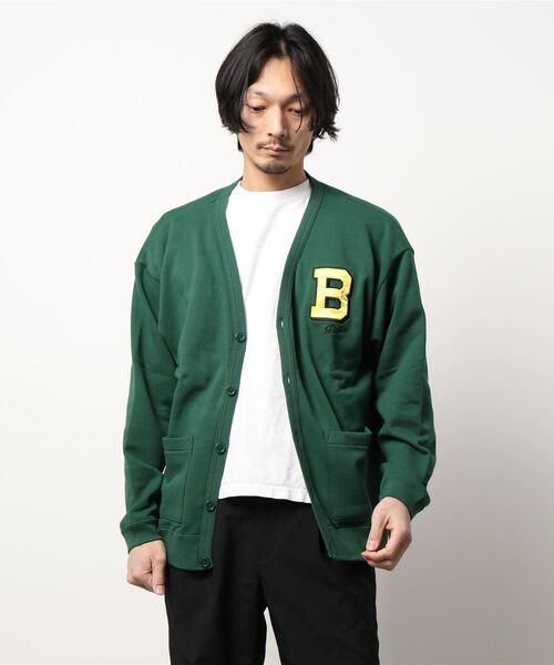 TRAP/U （トラップユー）の「【69】【TRAP/U】刺繍Vネックカーディガン（カーディガン/ボレロ・メンズ・ダークグリーン/ベージュ/ブルー・MEDIUM/LARGE）」の11枚目の写真