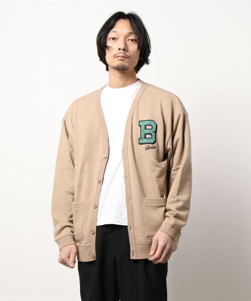 TRAP/U （トラップユー）の「【69】【TRAP/U】刺繍Vネックカーディガン（カーディガン/ボレロ・メンズ・ダークグリーン/ベージュ/ブルー・MEDIUM/LARGE）」の12枚目の写真