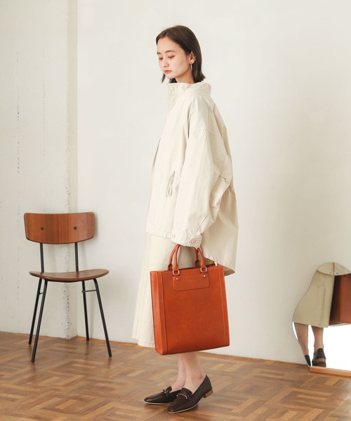 SENSE OF PLACE by URBAN RESEARCH（センスオブプレイスバイアーバンリサーチ）の「Vネックデニムジャンパースカート（ジャンパースカート・レディース・アイボリー/ブラック/ワンウォッシュ・ONE）」の19枚目の写真