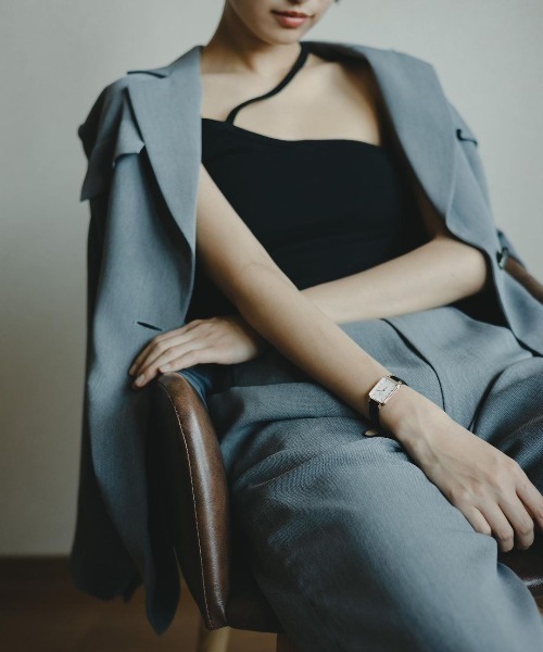 【セール】QUADRO PRESSED LEATHER 時計ベルト（アナログ腕時計）｜Daniel Wellington（ダニエルウェリントン）