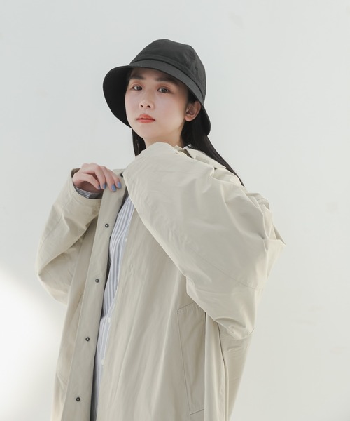 WHIMSIC（ウィムジック）の「【WHIMSIC】レースアップメトロハット（ハット・レディース・ブラック/グレー・FREE）」の4枚目の写真