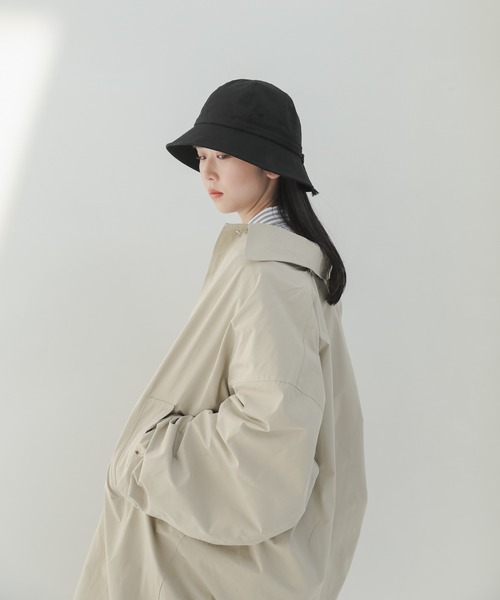 WHIMSIC（ウィムジック）の「【WHIMSIC】レースアップメトロハット（ハット・レディース・ブラック/グレー・FREE）」の5枚目の写真