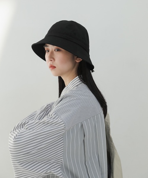 WHIMSIC（ウィムジック）の「【WHIMSIC】レースアップメトロハット（ハット・レディース・ブラック/グレー・FREE）」の7枚目の写真