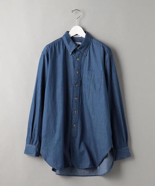 Engineered Garments(エンジニアードガーメンツ)の「<Engineered Garments (エンジニアド ガーメンツ) > 19CENTURY BUTTONDOWN DENIM SHIRT/シャツ □□(シャツ/ブラウス・メンズ・ネイビー・M/S)」の1枚目の写真