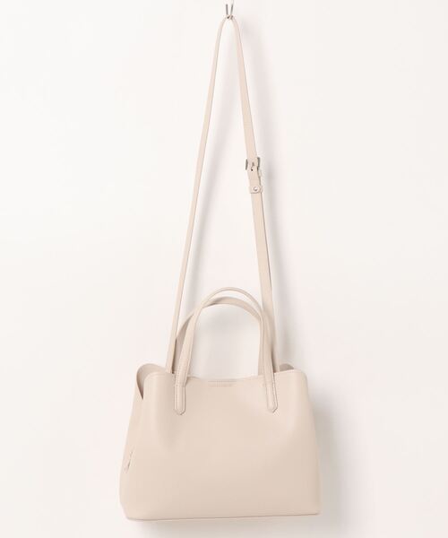 Samantha Thavasa（サマンサタバサ）の「シンプルハンドルバッグ（ハンドバッグ・レディース・ブラック/オフホワイト/カーキ・FREE）」の6枚目の写真