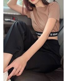 ウエストロゴショートTシャツ