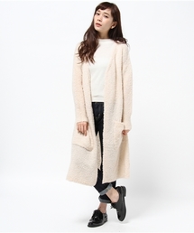 DISCOAT | 【Discoat】ブークレロングニットコート(カーディガン/ボレロ)