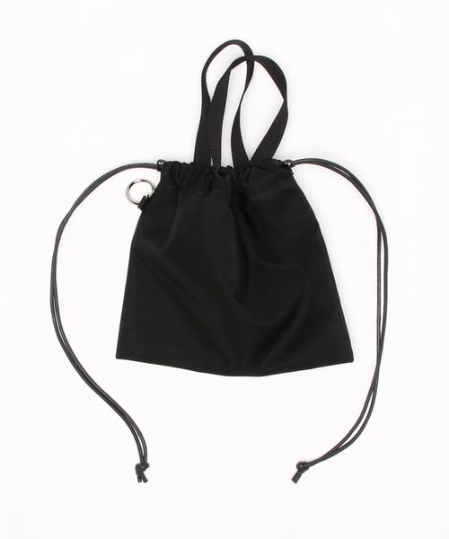 CIAOPANIC(チャオパニック)の「ナイロン2WAY 巾着BAG(トートバッグ・メンズ・ブラック/グレー・FREE)」の3枚目の写真