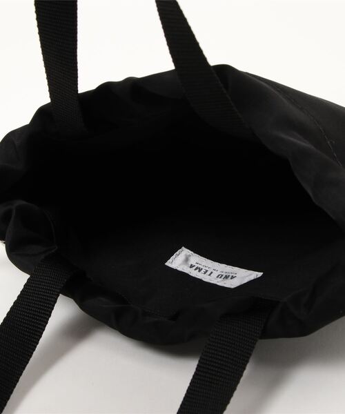 CIAOPANIC(チャオパニック)の「ナイロン2WAY 巾着BAG(トートバッグ・メンズ・ブラック/グレー・FREE)」の6枚目の写真