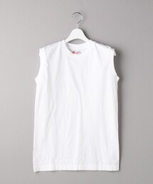 【WEB限定】Hanes/ヘインズ　2Pack Japan Fit For HER Tシャツ/2パックジャパンフィットフォーハーTシャツ(スリーブレスTシャツ)