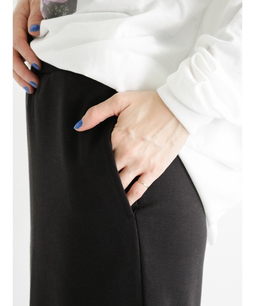 Lugnoncure（ルノンキュール）の「【Health Knit product】タイトスカート（スカート・レディース・ブラック/グレー/キナリ・ﾌﾘ-）」の9枚目の写真