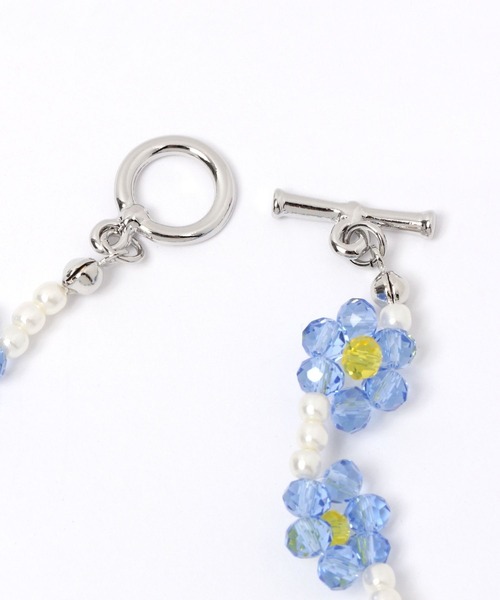 Me%（ミィパーセント）の「フラワービーズブレスレット（ブレスレット・レディース・その他/ブルー系その他/ライトイエロー・FREE）」の13枚目の写真