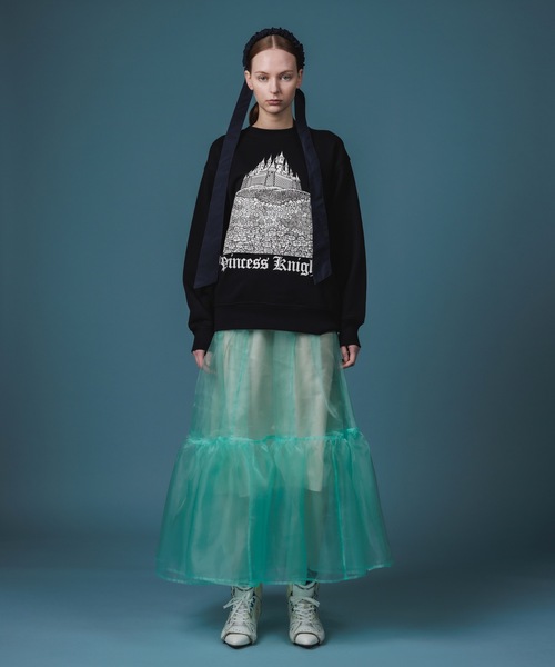 NON TOKYO（ノントーキョー）の「SHEAR LAYERD SKIRT / NON-22A-0707（スカート・レディース・パープル/ピンク/グリーン・FREE）」の12枚目の写真