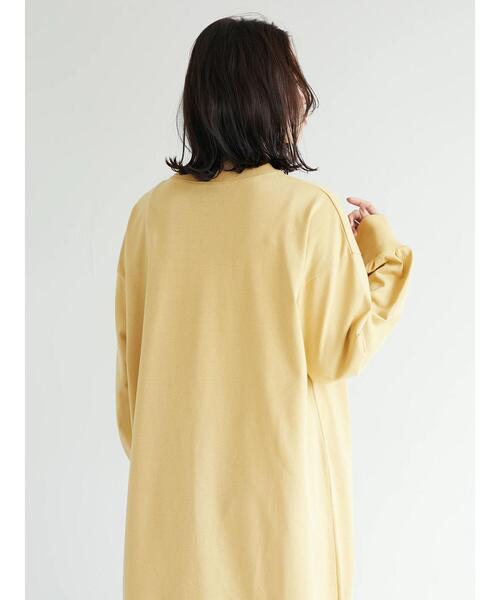 Green　Parks（グリーンパークス）の「OLIVEプリントカットワンピース（ワンピース・レディース・ベージュ/イエロー・FREE）」の8枚目の写真