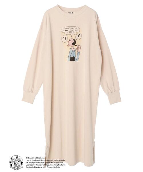 Green　Parks（グリーンパークス）の「OLIVEプリントカットワンピース（ワンピース・レディース・ベージュ/イエロー・FREE）」の22枚目の写真