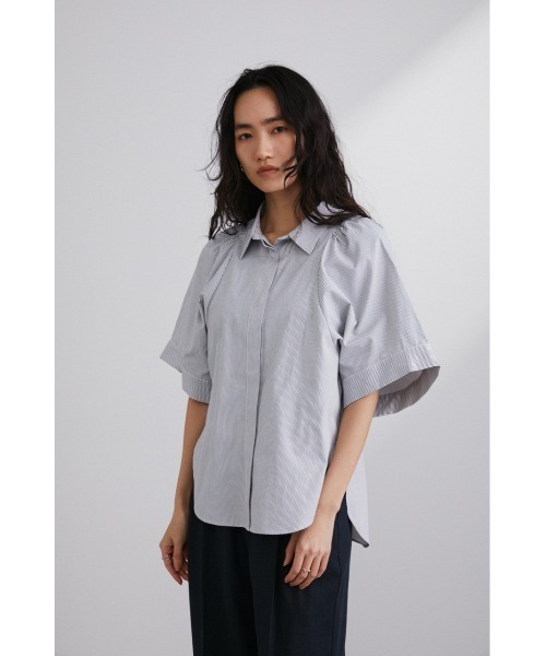 STYLEMIXER（スタイルミキサー）の「ワイドスリーブシャツ（シャツ/ブラウス・レディース・グリーン系その他/ブラック系その他/ホワイト・FREE）」の12枚目の写真