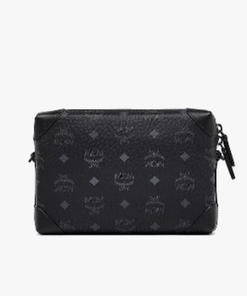 【美品✨️】MCM エムシーエム ヴィセトス ウエスト ボディバッグ ブラック MCM - MCM ベルトバッグ マキシヴィセトス ボディバッグ