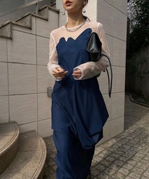 Ameri（アメリ）の「DEFORMATION DOCKING DRESS（ワンピース）」 - WEAR