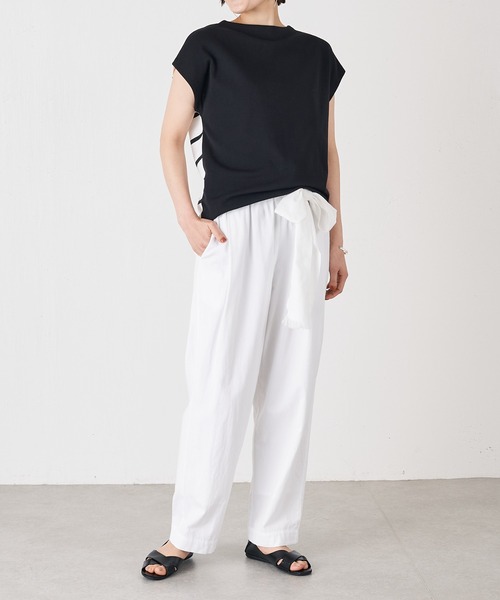 BEARDSLEY(ビアズリー)の「ベルト付きパンツ(その他パンツ・レディース・ホワイト/ブラック・FREE)」の3枚目の写真