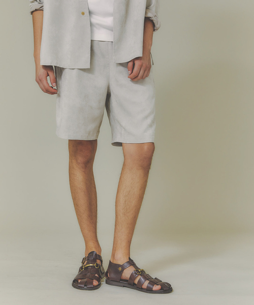 DESIGNWORKS(デザインワークス)の「【セットアップ対応】イージースイムショーツ(その他パンツ・メンズ・ベージュ/サックスブルー/ダークネイビー・44/46/48)」の2枚目の写真