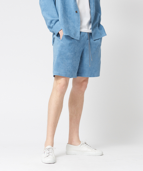 DESIGNWORKS(デザインワークス)の「【セットアップ対応】イージースイムショーツ(その他パンツ・メンズ・ベージュ/サックスブルー/ダークネイビー・44/46/48)」の3枚目の写真
