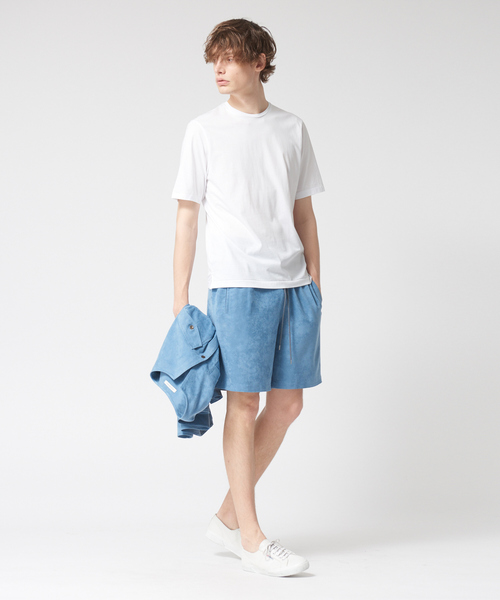 DESIGNWORKS(デザインワークス)の「【セットアップ対応】イージースイムショーツ(その他パンツ・メンズ・ベージュ/サックスブルー/ダークネイビー・44/46/48)」の4枚目の写真
