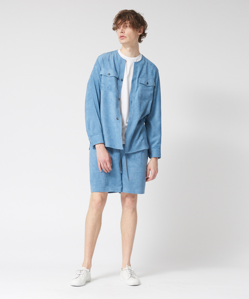 DESIGNWORKS(デザインワークス)の「【セットアップ対応】イージースイムショーツ(その他パンツ・メンズ・ベージュ/サックスブルー/ダークネイビー・44/46/48)」の16枚目の写真