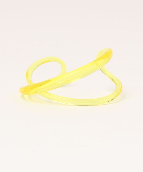 tone(トーン)の「【KuKuLu TOKYO】cross bangle(バングル/リストバンド・レディース・スカイブルー/ブラック/パープル/ブラウン/イエロー/オレンジ/ブルー/グリーン/クリア・FREE)」の7枚目の写真