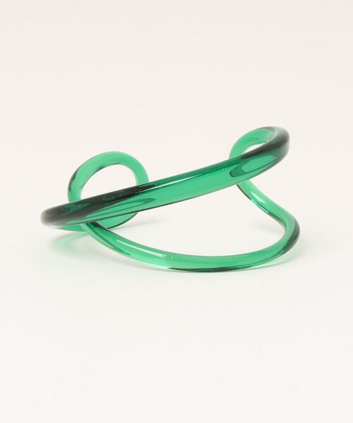 tone(トーン)の「【KuKuLu TOKYO】cross bangle(バングル/リストバンド・レディース・スカイブルー/ブラック/パープル/ブラウン/イエロー/オレンジ/ブルー/グリーン/クリア・FREE)」の11枚目の写真